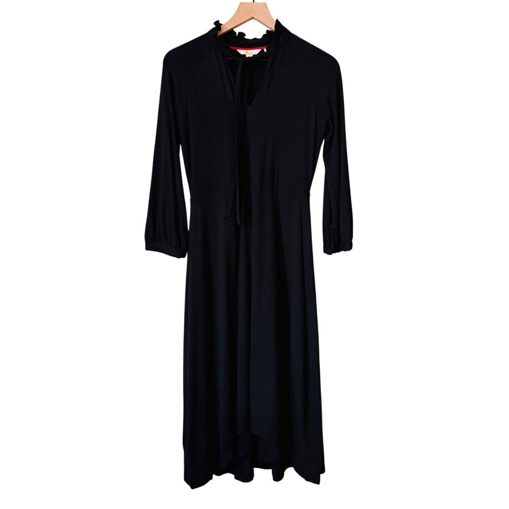 Boden Black Midi Dress Size 6 P